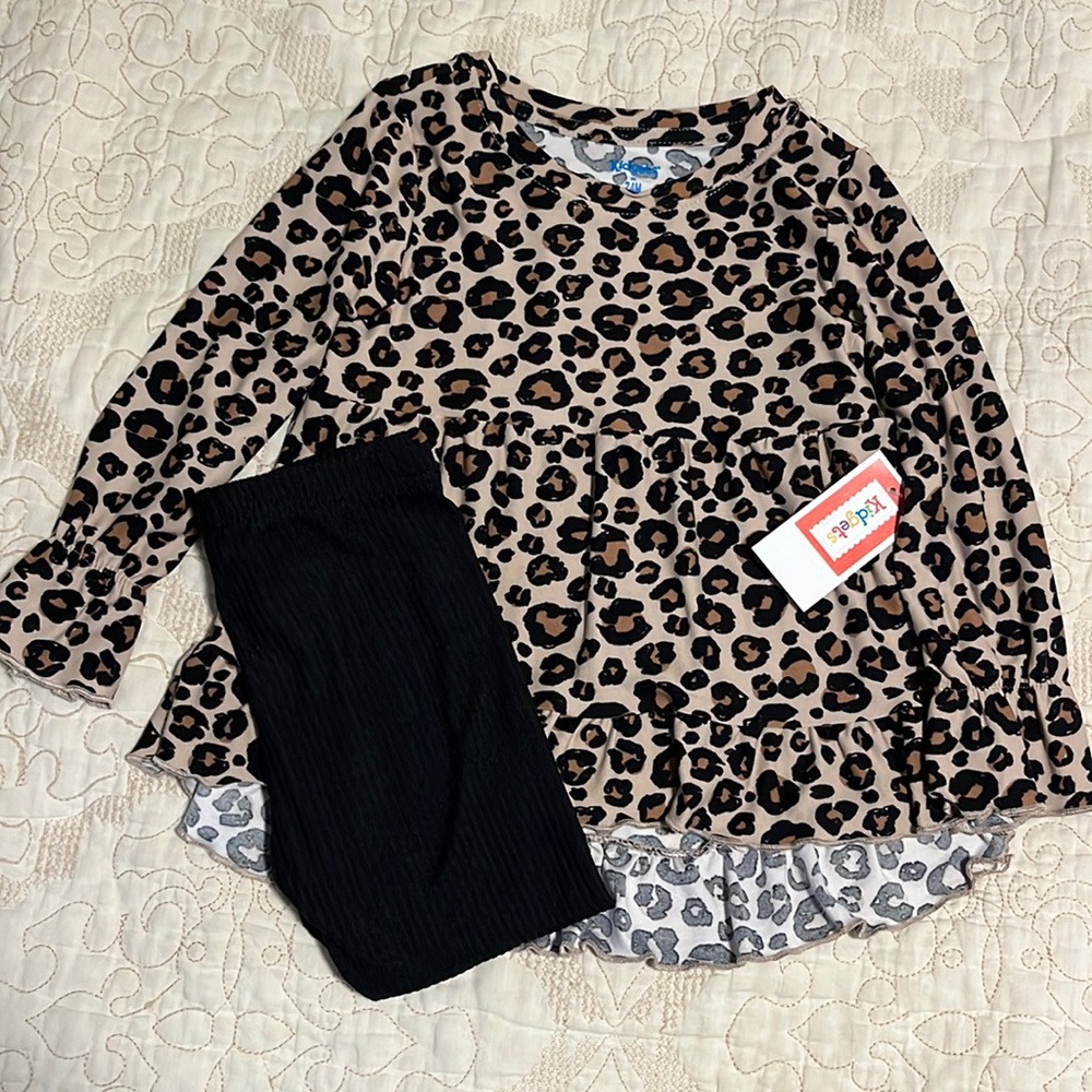 Cute leopard outfit